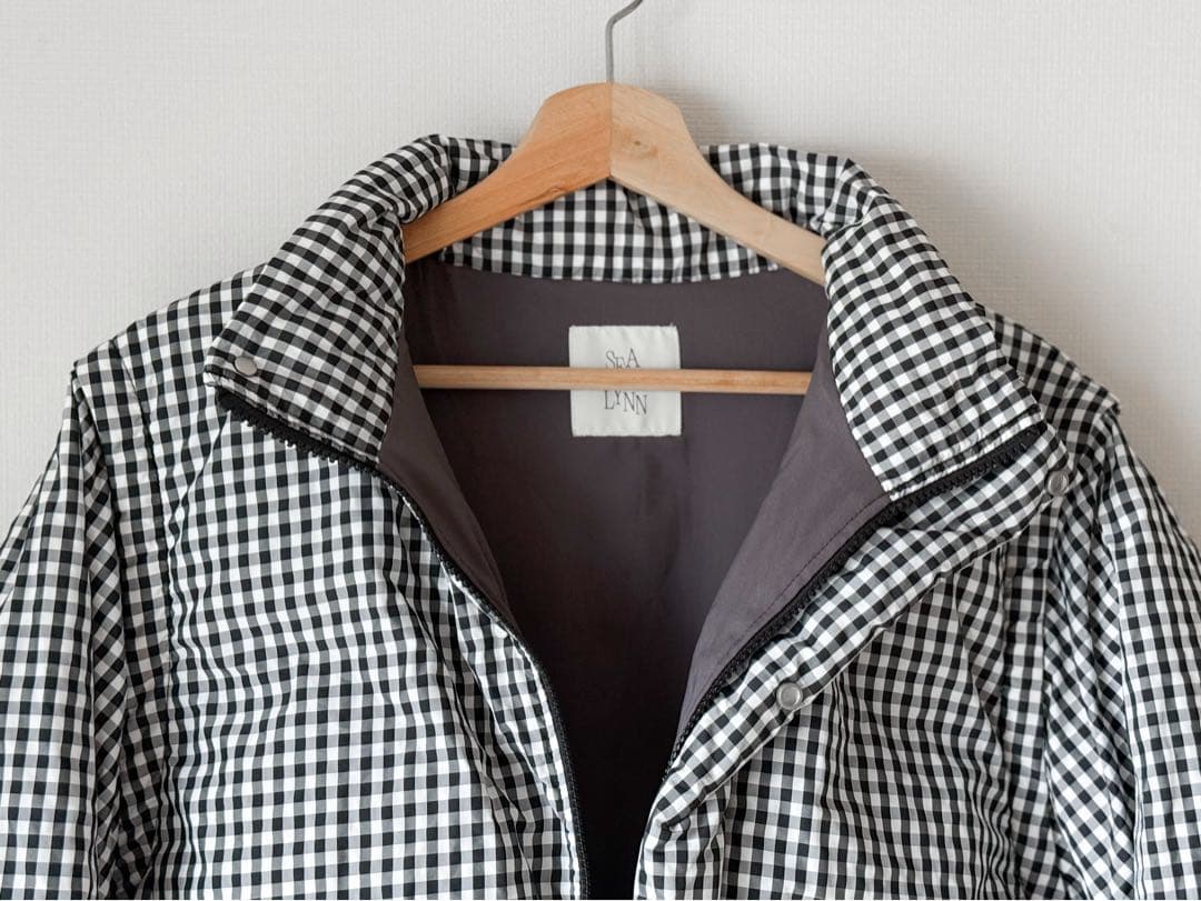 【SeaRoomlynn】Multiショートダウンジャケット(ギンガムチェック)