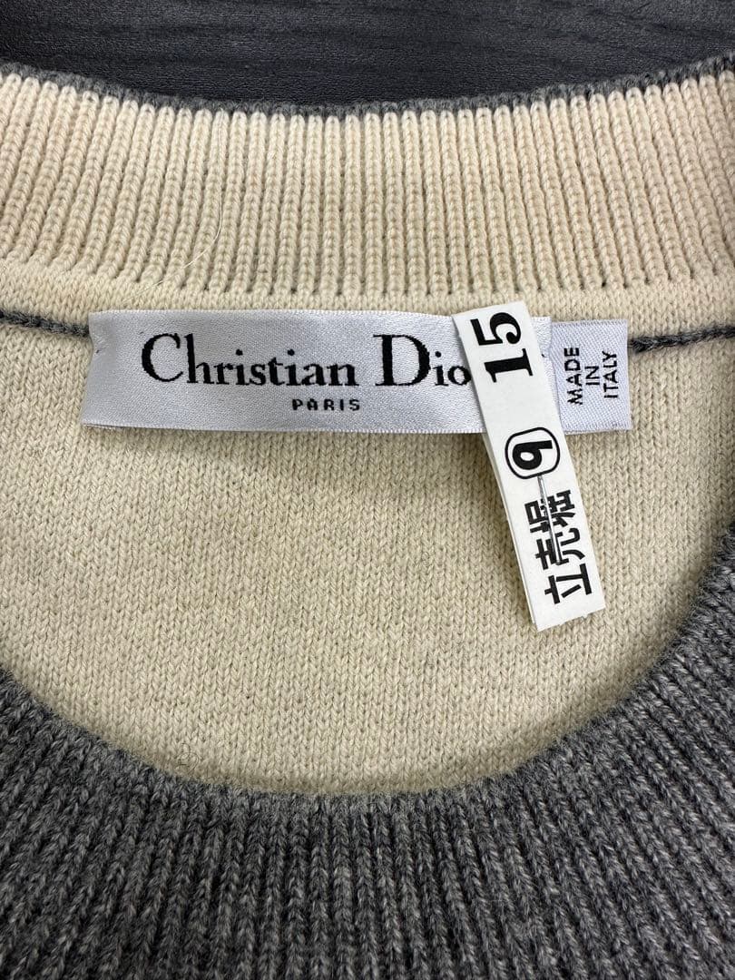 J'ADIOR 8 グレー ニットセーター