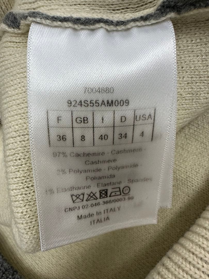 J'ADIOR 8 グレー ニットセーター