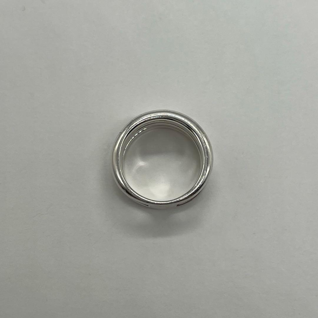 ティファニー TIFFANY ダイアゴナルリング 12号 SV925