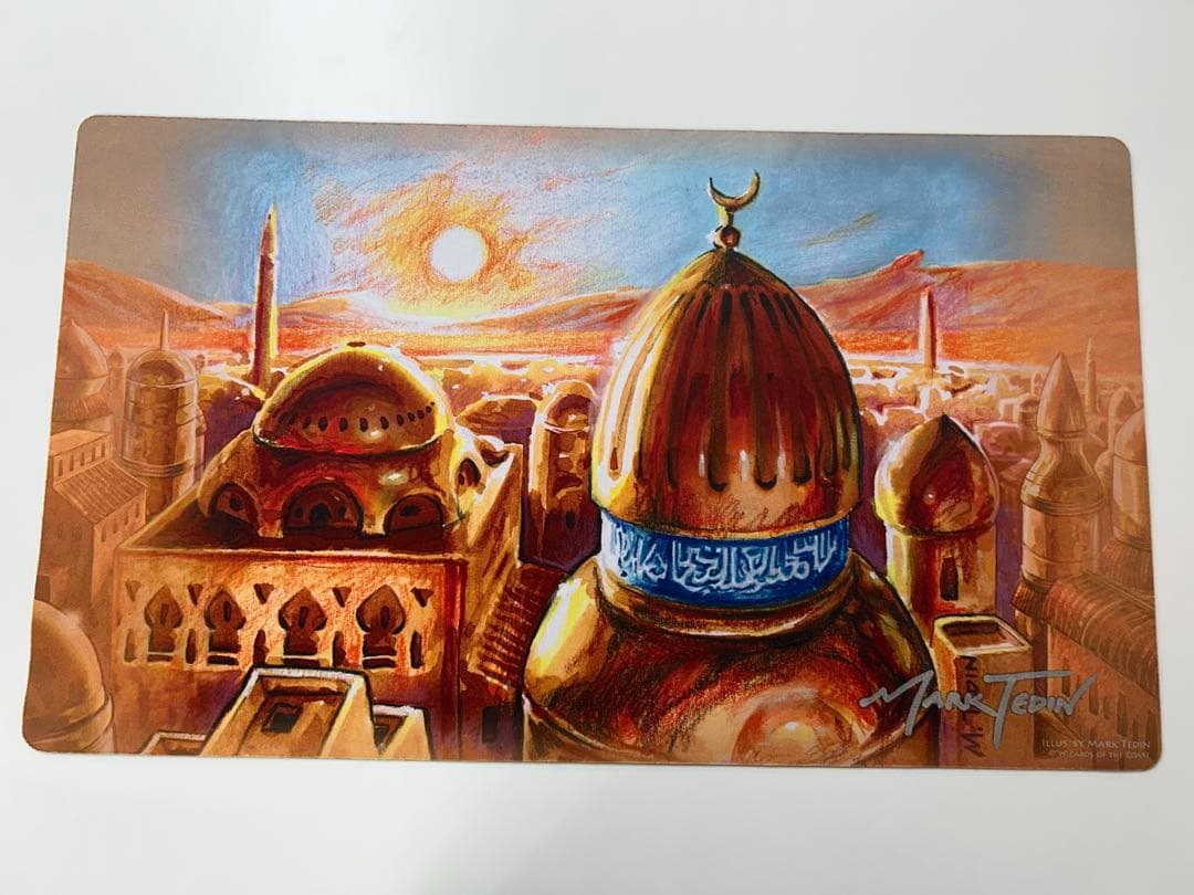 mtg 真鍮の都　プレイマット　サイン付き