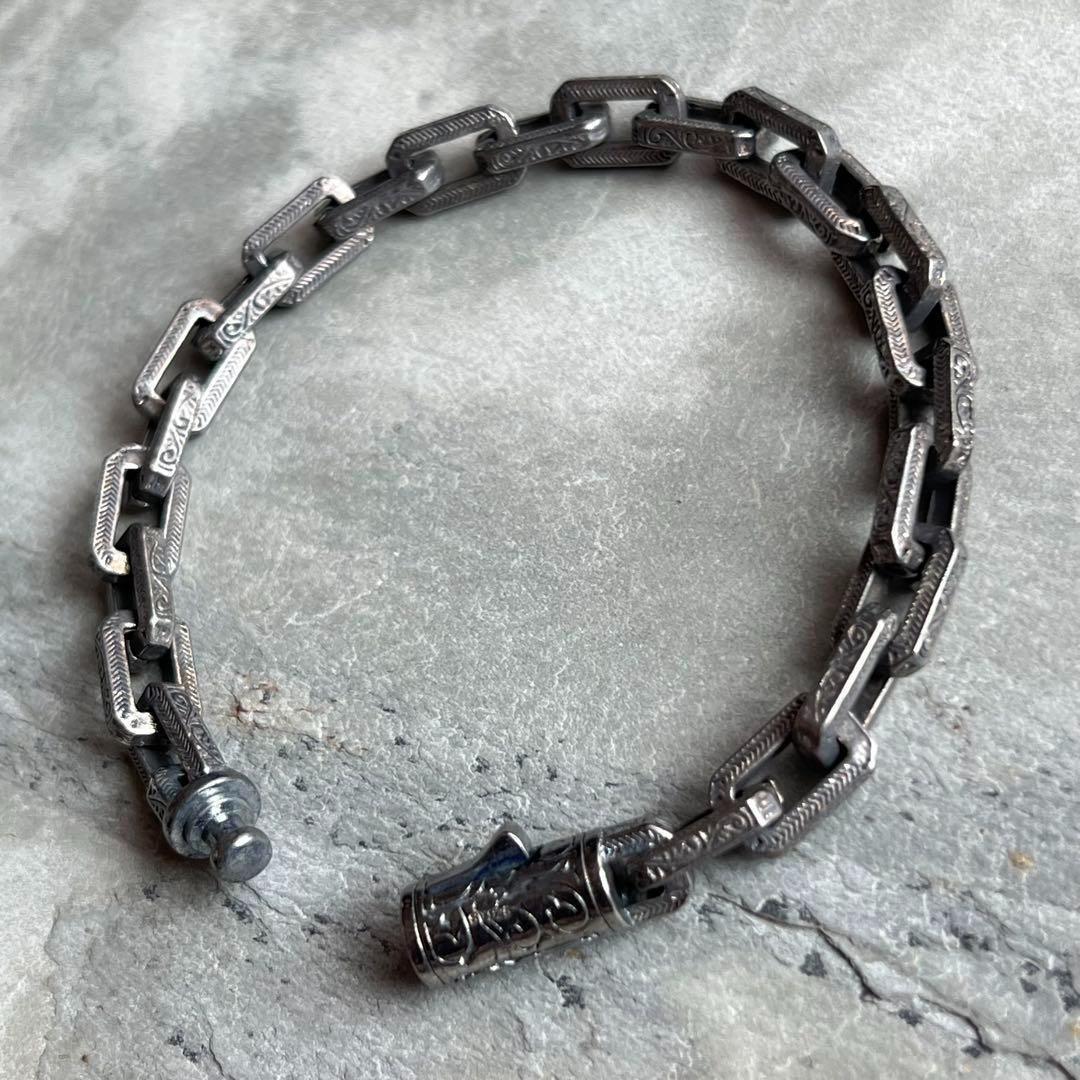 ヴィンテージ VINTAGE バイン チェーン ブレスレット バックル