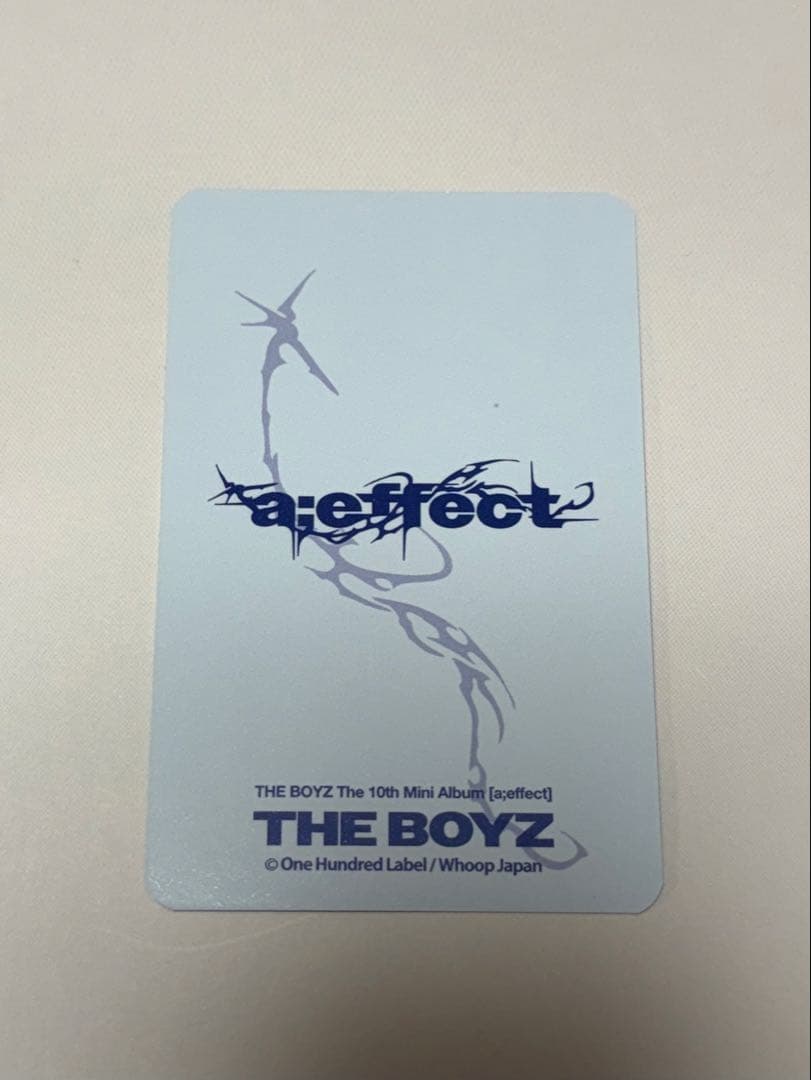 theboyz ソヌ Whoop 特典会 お渡し会 トレカ ②
