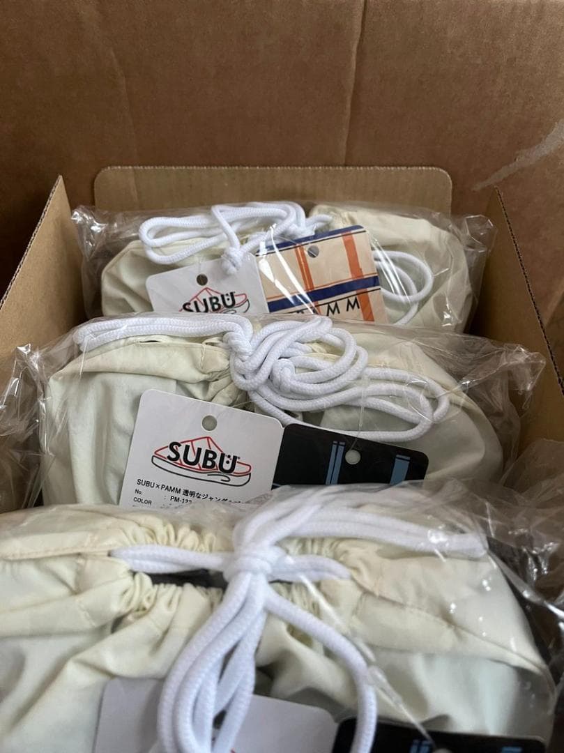 アイボリー / 0 SUBU × PAMM 透明な空気のチェックニット