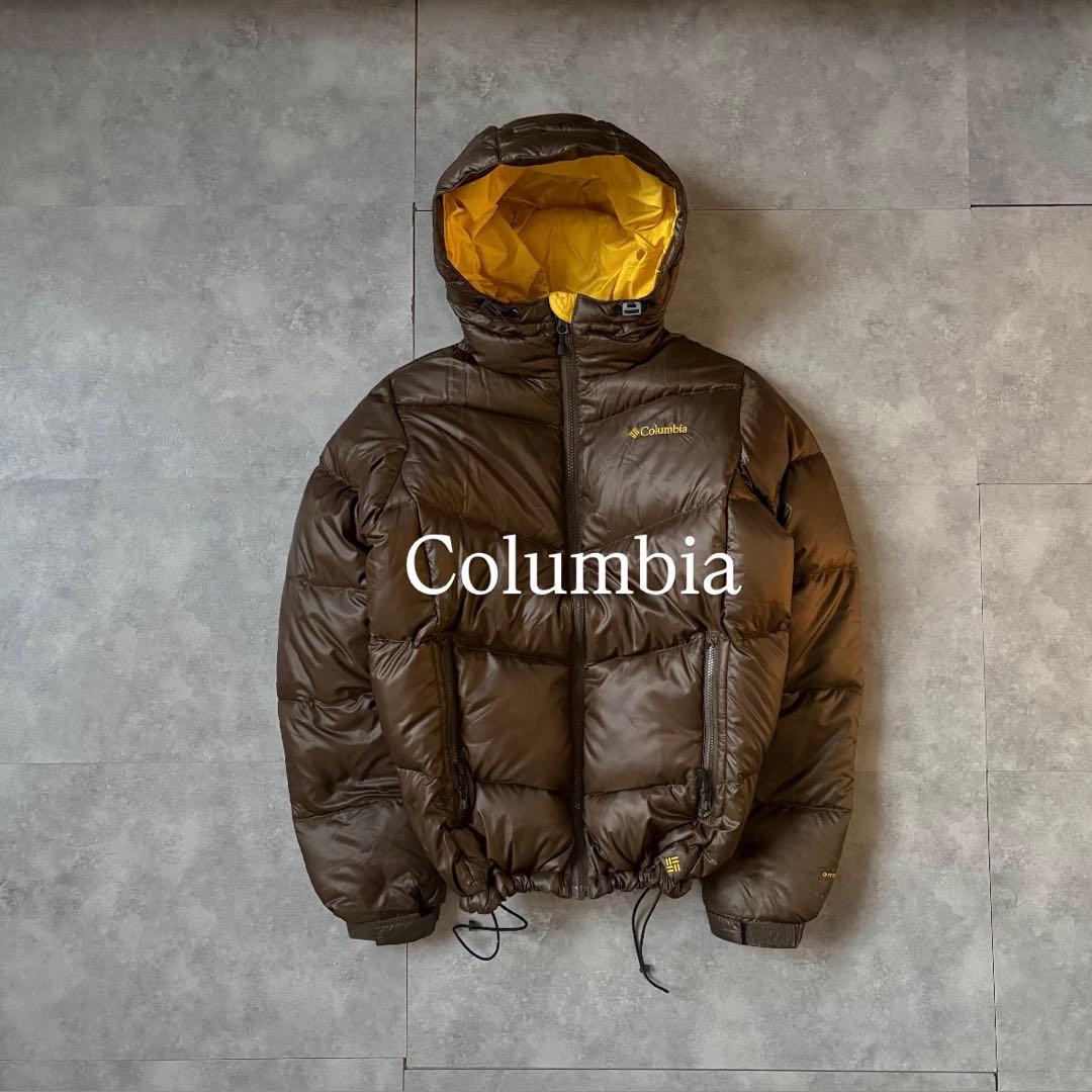 【希少カラー⭐️】columbia ダウン　ブラウン　極美品❗️ M