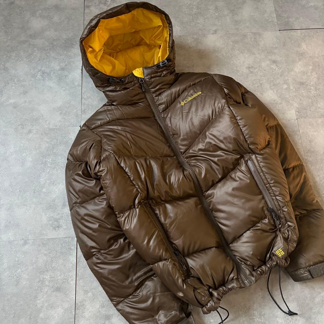 【希少カラー⭐️】columbia ダウン　ブラウン　極美品❗️ M