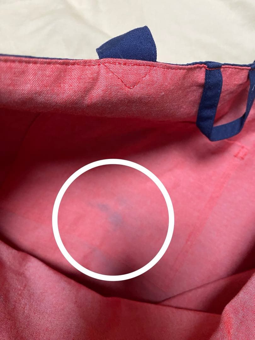 ファミリア　familiar レッスンバッグ　刺繍　チェリー　美品