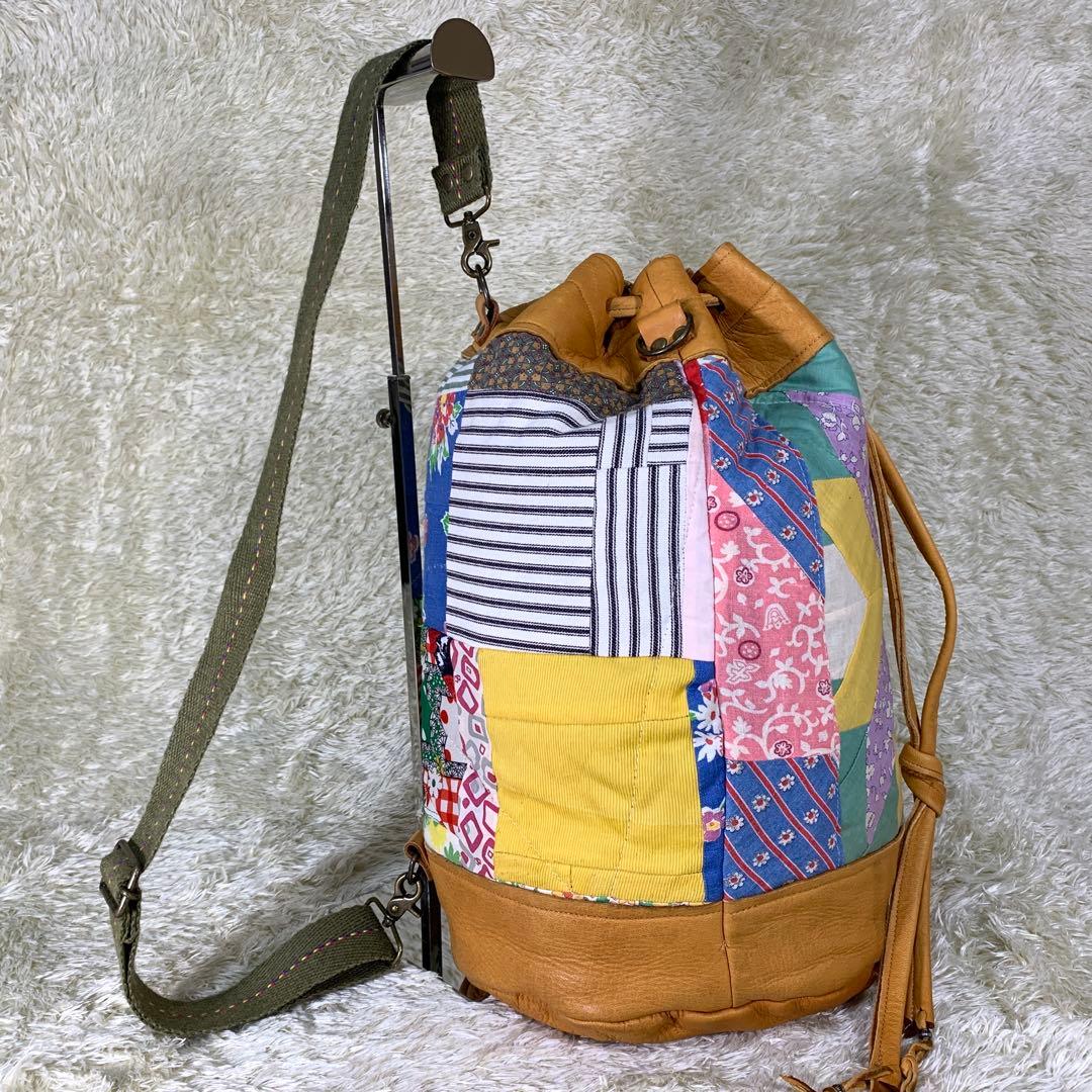 ナスングワム アーリーモーニング コラボ ワンハンド ボンサック パッチワーク