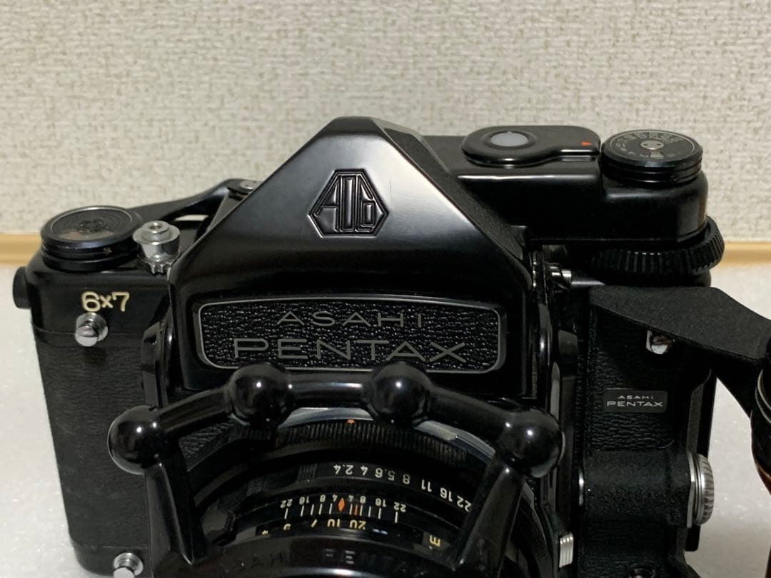 PENTAX 6x7 TAKUMAR 1:2.4/105 グリップ付き
