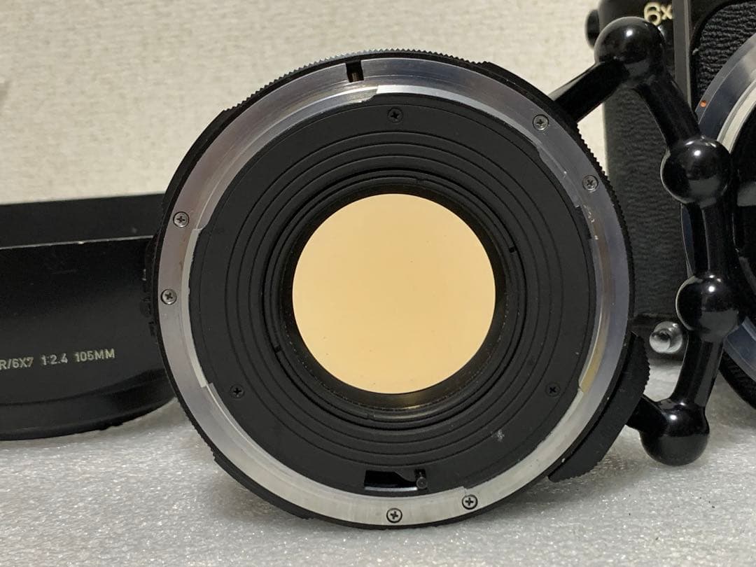 PENTAX 6x7 TAKUMAR 1:2.4/105 グリップ付き