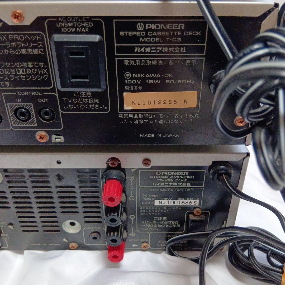 パイオニア　T-C3/PD-C3/A-C3/F-C3 　通電確認　ジャンク