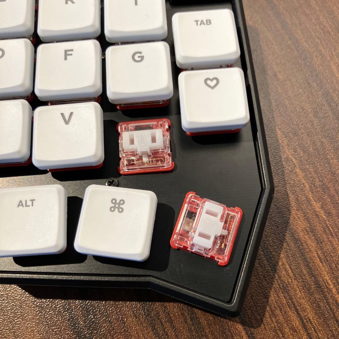 【完成品】Corne V4 Chocolate 分割キーボード ロープロファイル