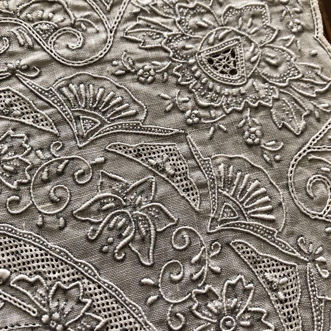 未使用　SWATOW ハンカチ　鳳凰　汕頭　手刺繍　スワトウ　パッケージなし発送