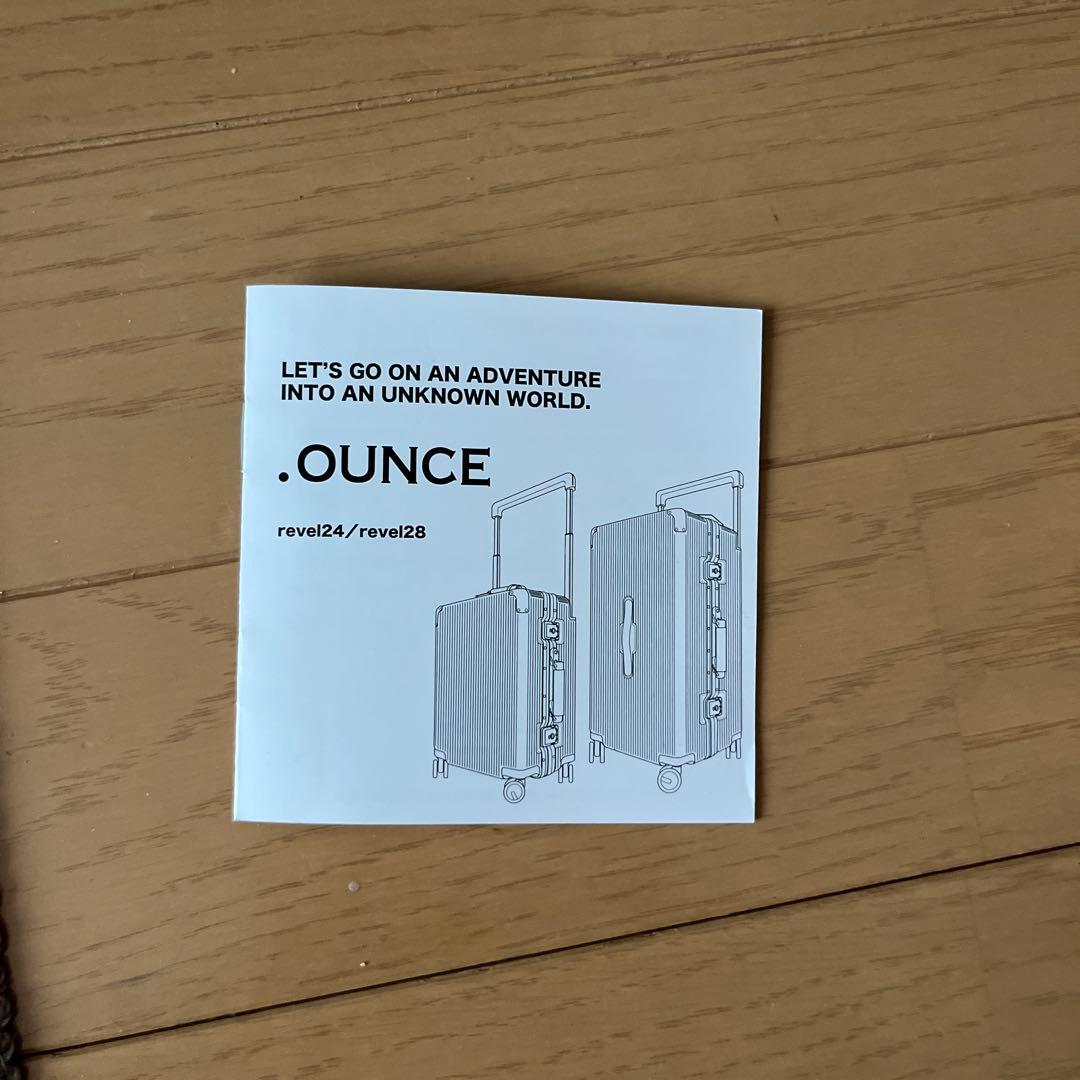 【.OUNCE 公式】スーツケース アルミフレーム