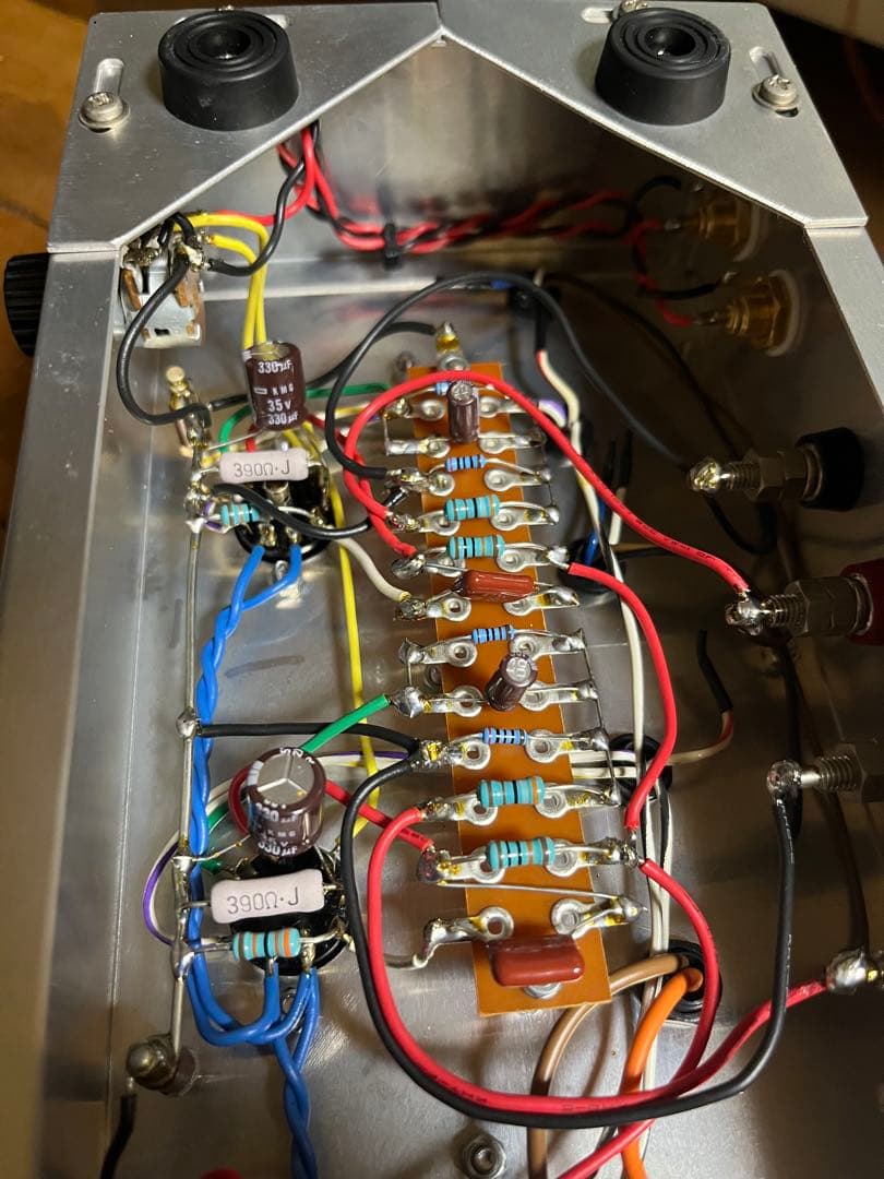 6BM8 真空管アンプ　シングル　自作アンプ