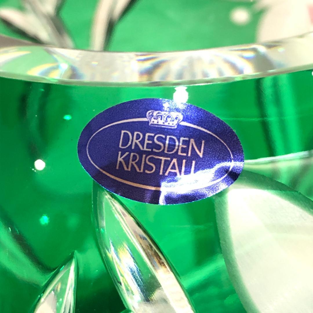 □DRESDEN KRISTALL ドレスデンクリスタル ドイツ製 花瓶