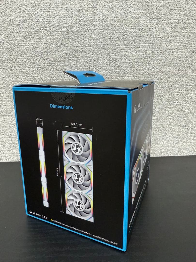 新品 LIANLI UNI FAN SL Wireless LCD 120 3P