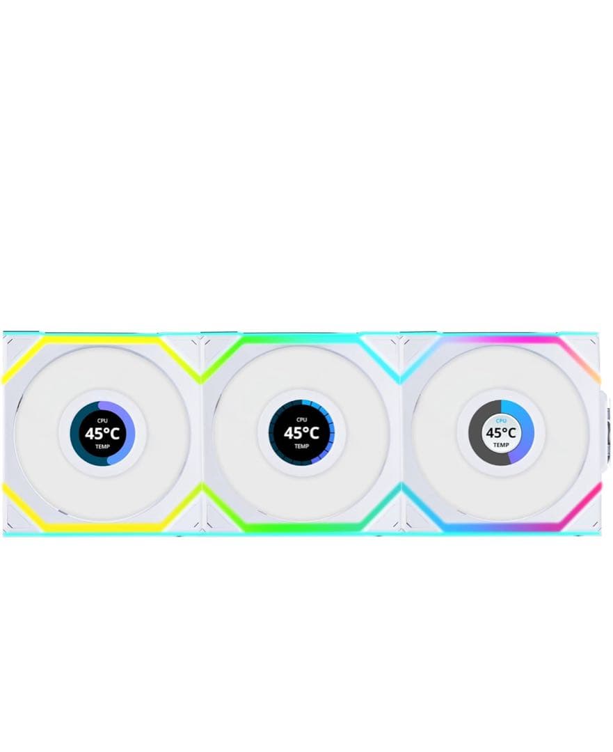 新品 LIANLI UNI FAN SL Wireless LCD 120 3P