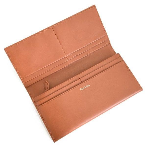 ポールスミス 羊革 長財布 小銭入れ　カードケース 多収納デザイン ブラウン