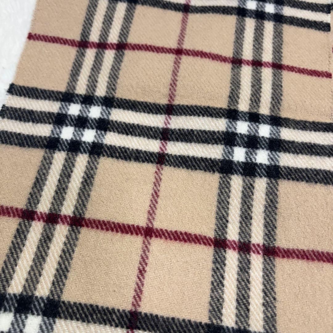 新品未使用　バーバリーロンドン　カシミヤ混　マフラー　ノバチェック　レディース