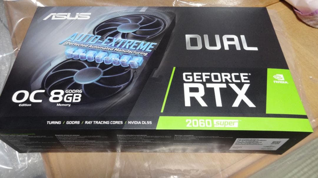 グラフィックボード・グラボ・ビデオカード ASUS GeForce RTX 2060 Super OC 8GB