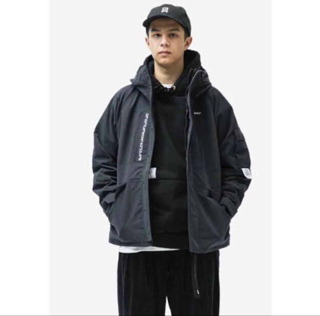 wtaps 19aw SHERPA JACKET マウンテンパーカー　ブラック