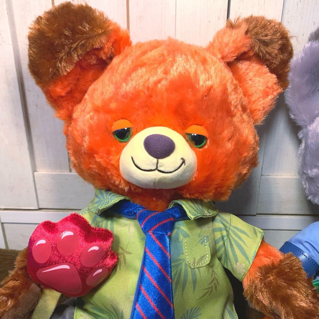 ディズニーストア　ユニベアシティ　ズートピア　ニック　ジュディ　ぬいぐるみ
