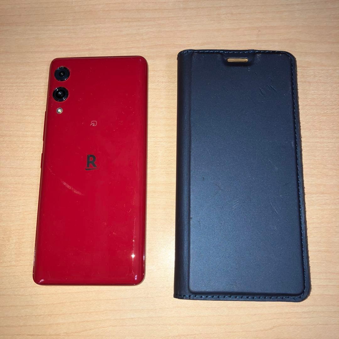 Rakuten Hand 5G レッド ケース付き