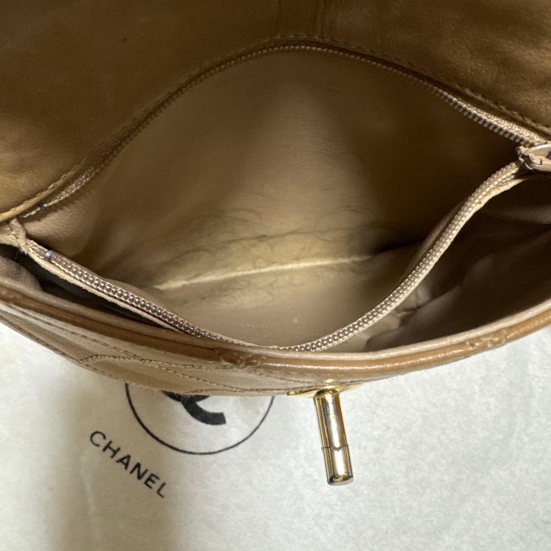 シャネル　ヴィンテージ　ウェストポーチ　ベージュ