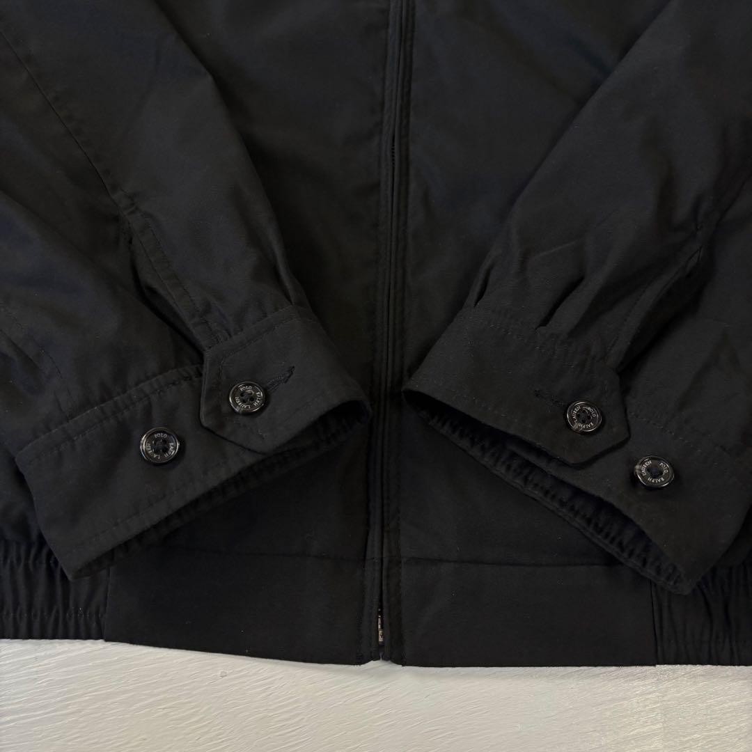 ラルフローレン スウィングトップ　ワンポイントロゴ　ブラック　XLサイズ　古着