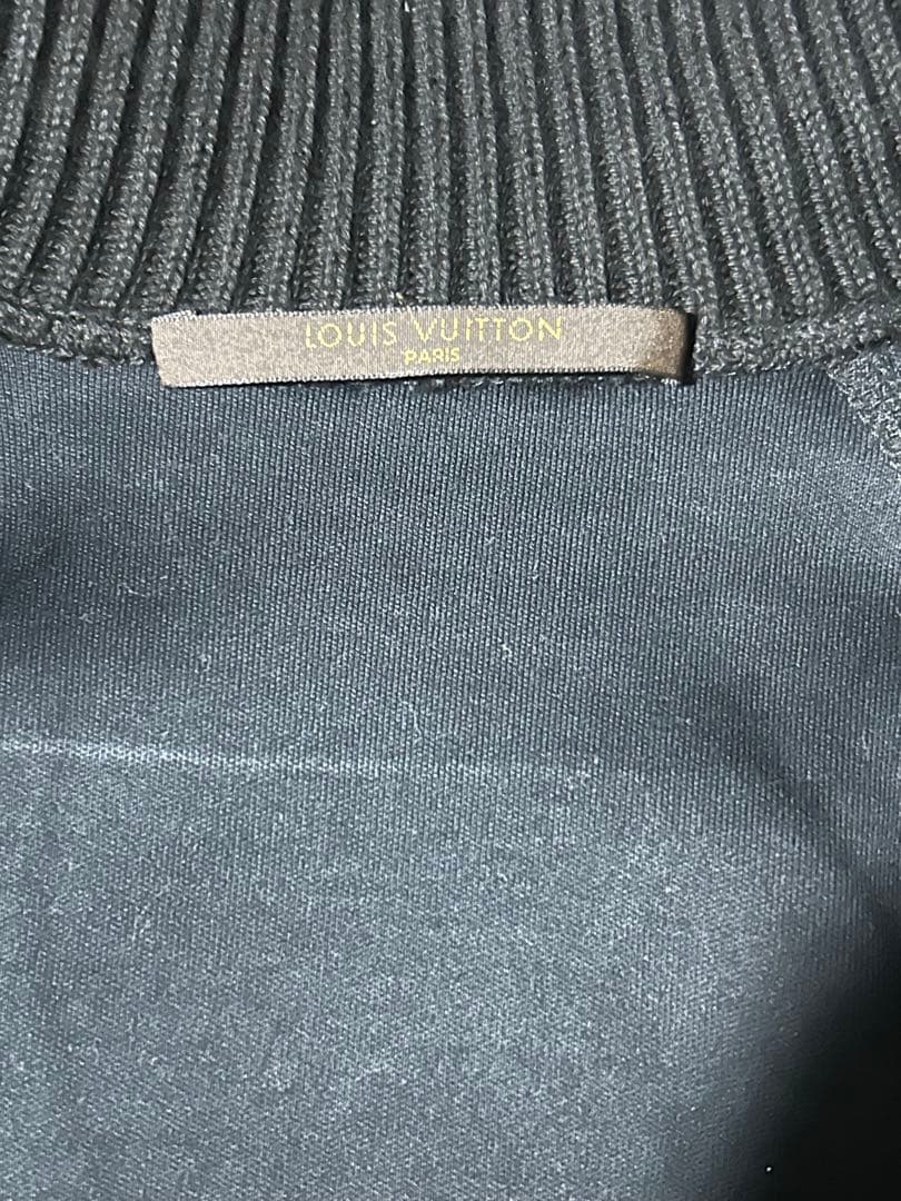 ルイヴィトン LV ロゴジップアップジャケット ブラックM 「美品」