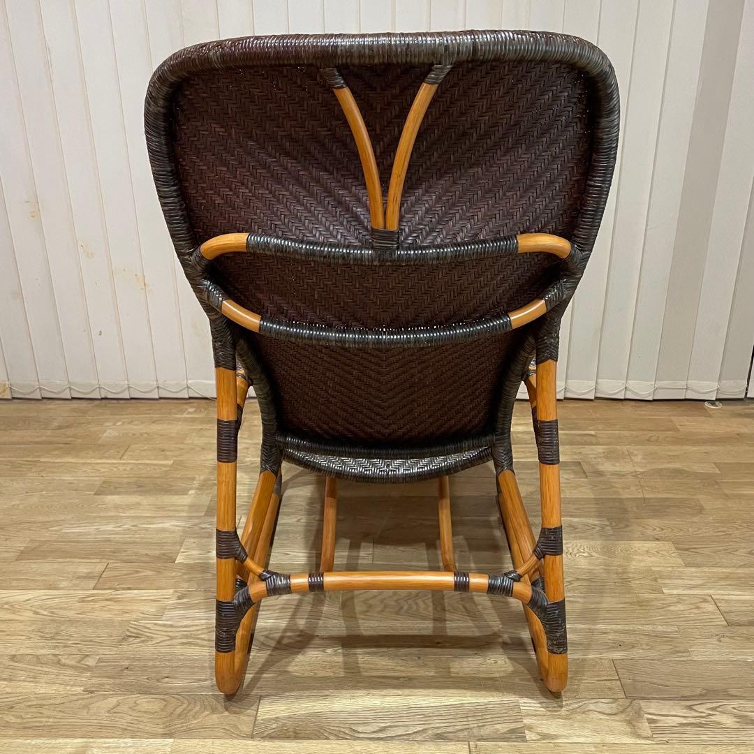 【希少】ヤマカワラタン　レストチェア　アームチェア　ラウンジチェア　オットマン