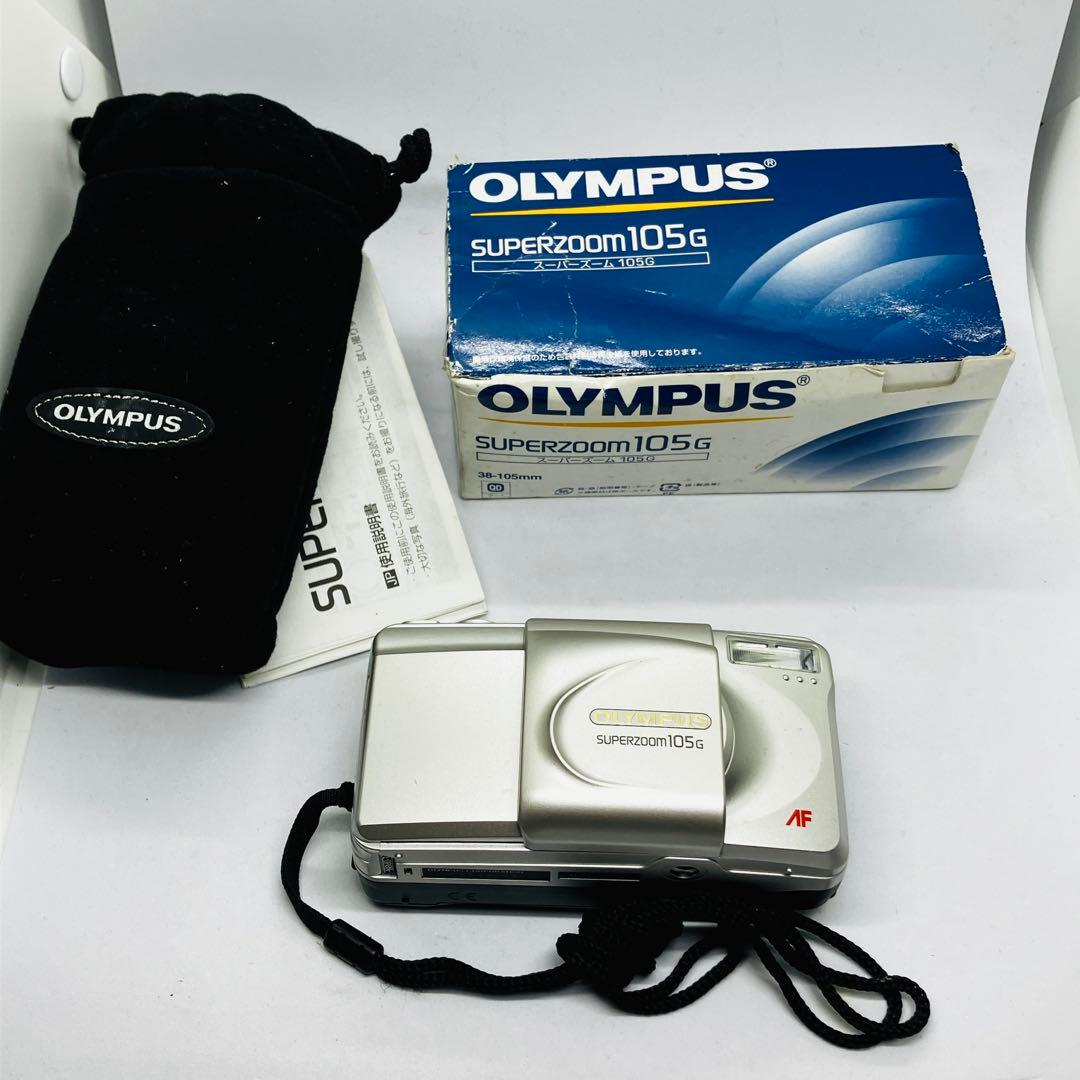 フィルムカメラ OLYMPUS super zoom 105g