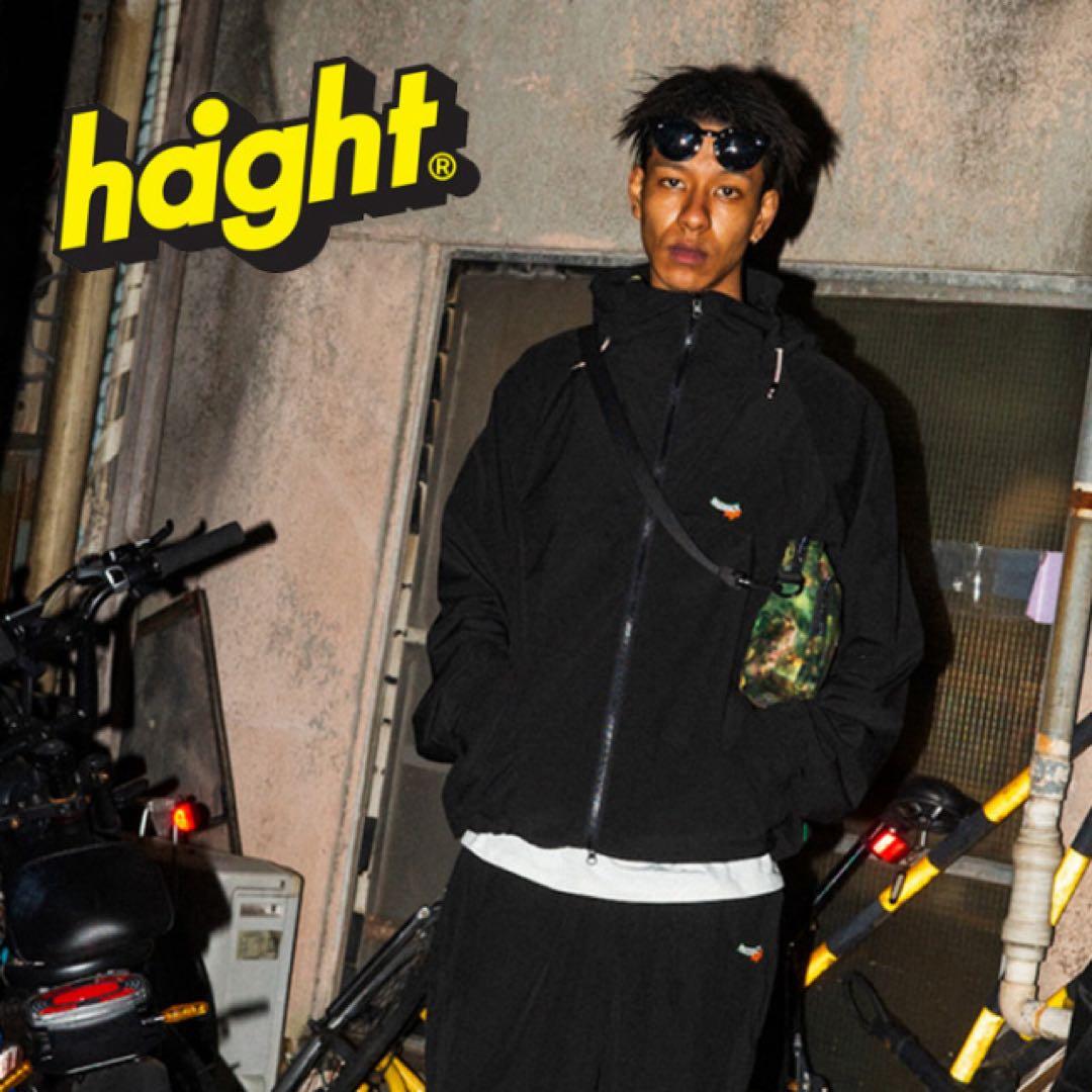 haight レイドバック　ナイロンジャケットセットアップ黒