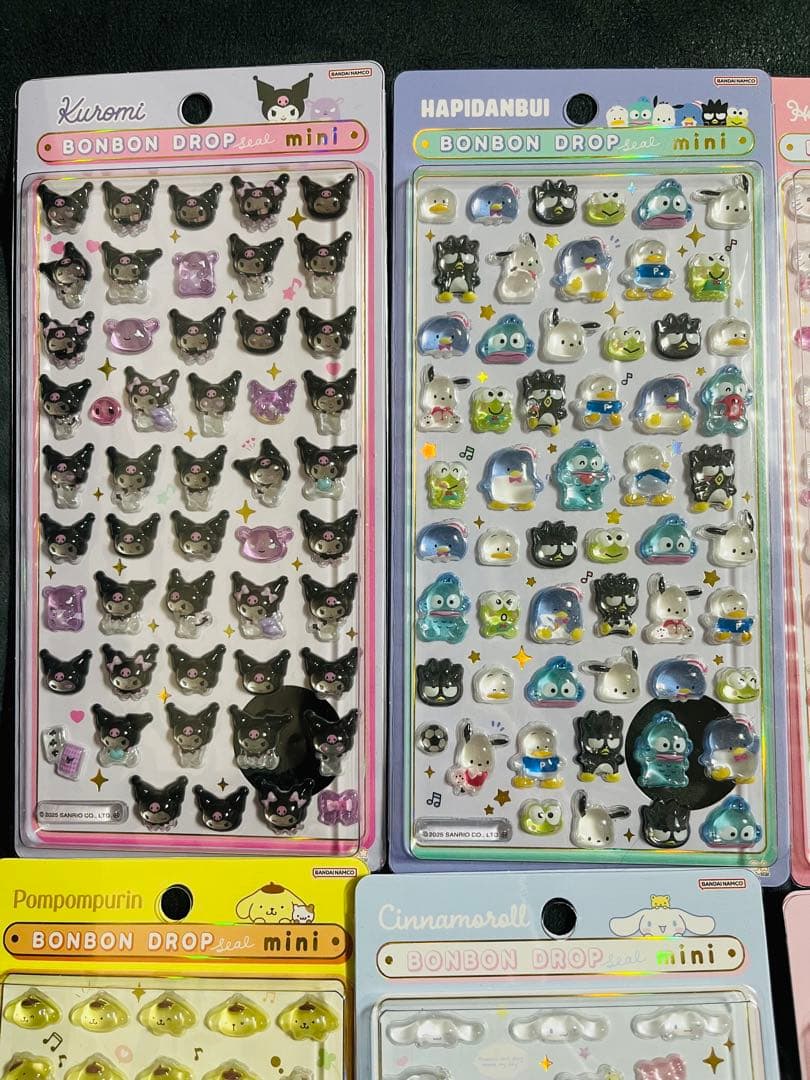 ボンボンドロップシール　サンリオ　8種