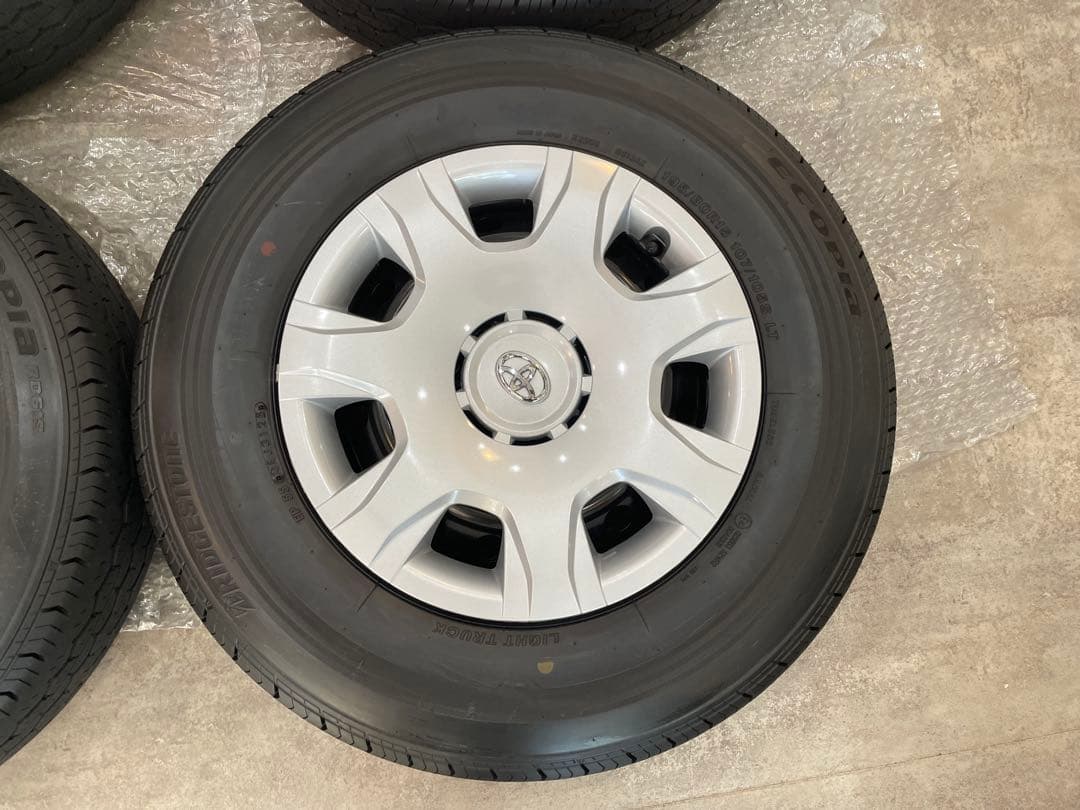 ハイエース純正ホイールタイヤセット ブリヂストンエコピア 15インチ