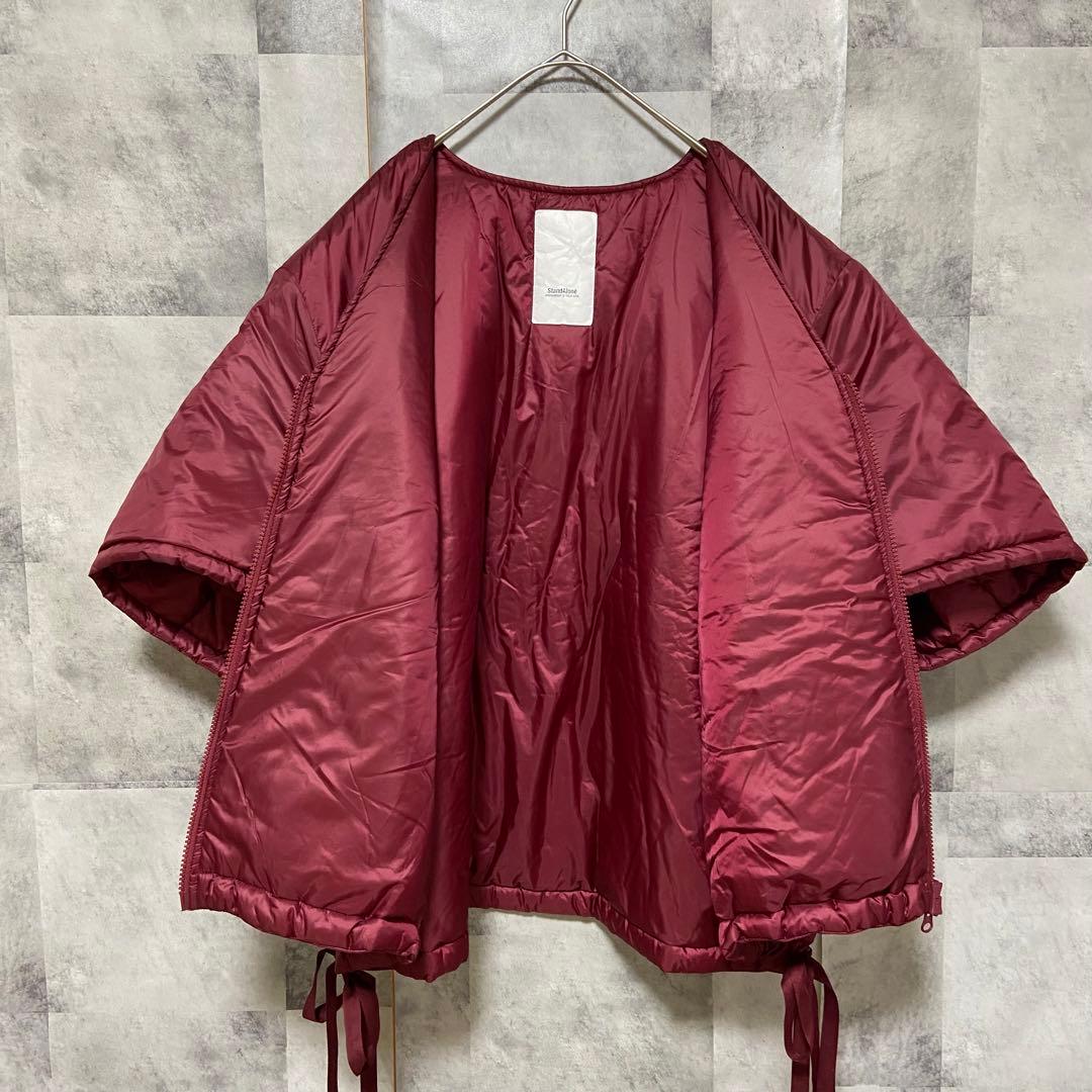 【Stand Alone】ダウンベスト Mサイズ レッド 赤