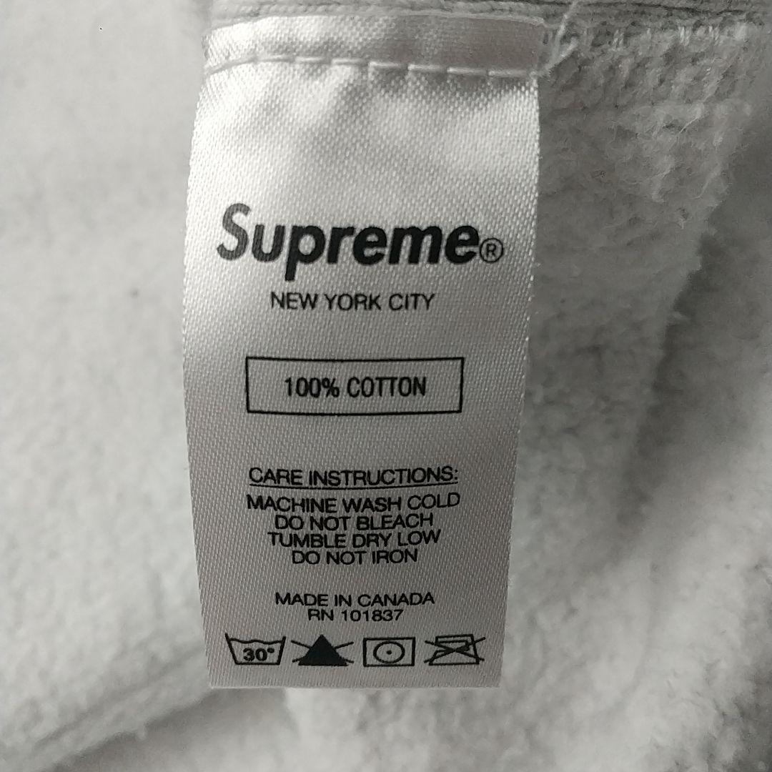 超人気デザイン☆シュプリーム 刺繍アイスロゴ アーチロゴ パーカー XL相当