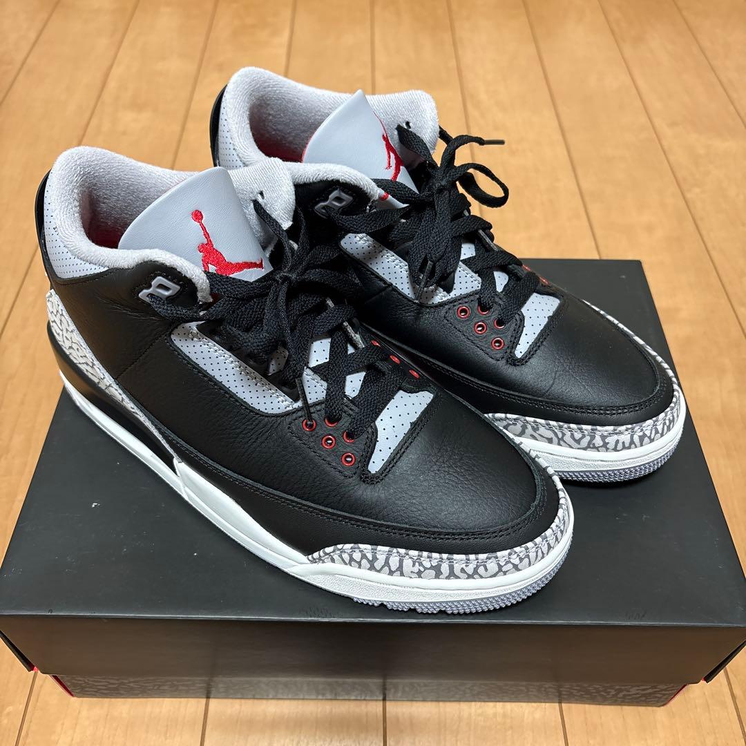 Nike Air Jordan 3 ブラックセメント　27cm