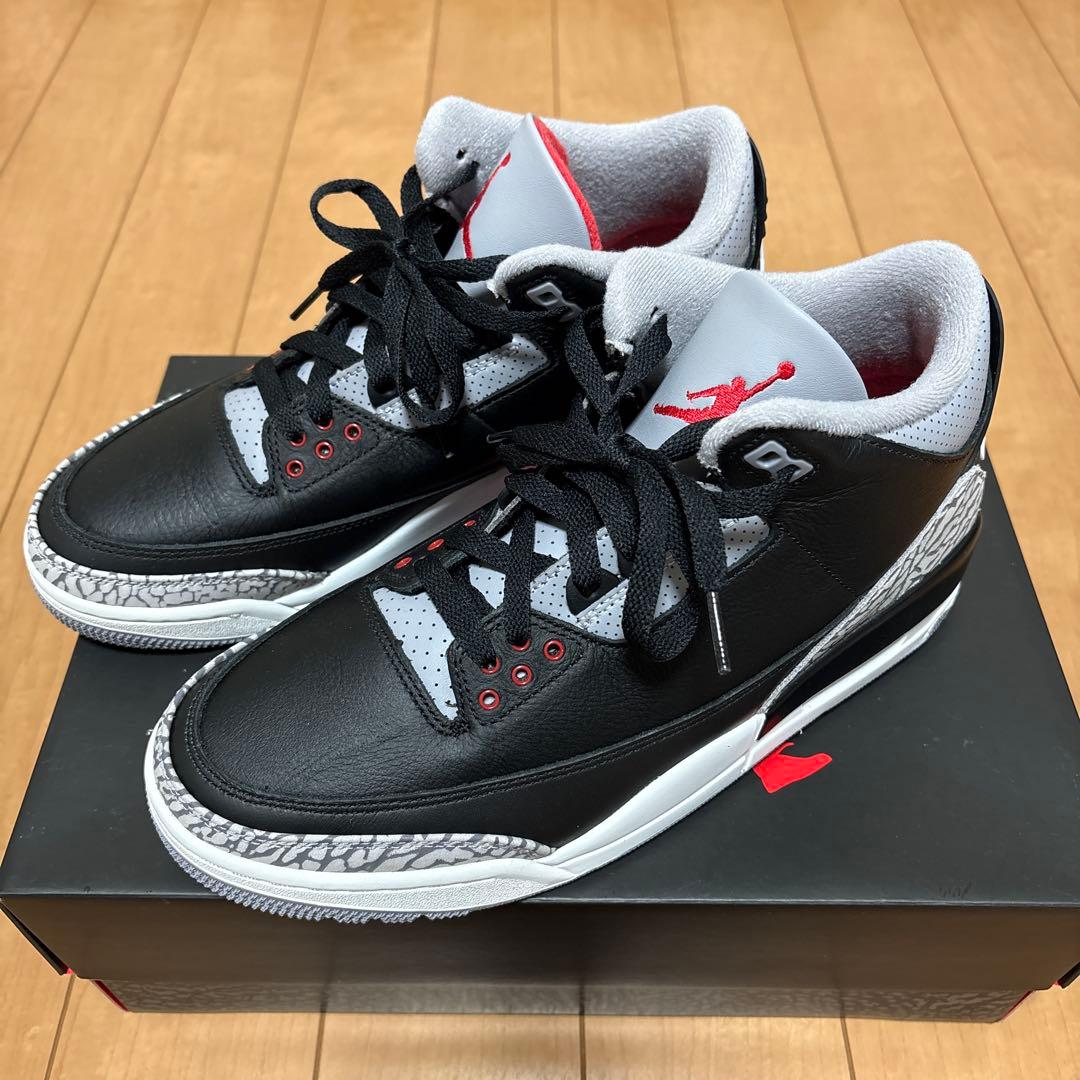 Nike Air Jordan 3 ブラックセメント　27cm