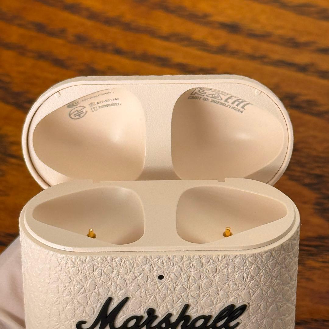 Marshall MINOR IV ワイヤレスイヤホン（クリーム）美品