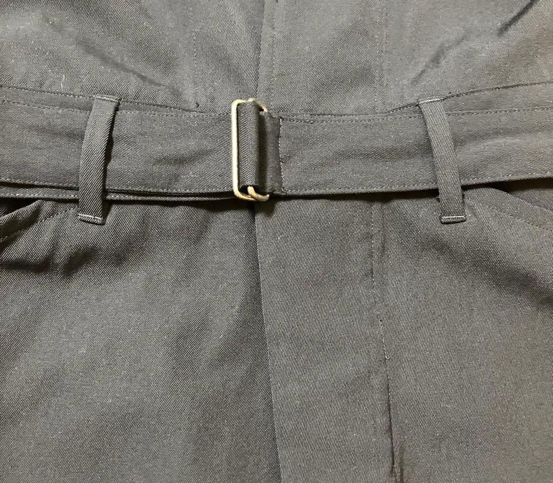 【極美品】名作comoli ウールギャバ オールインワン ネイビー 1 M