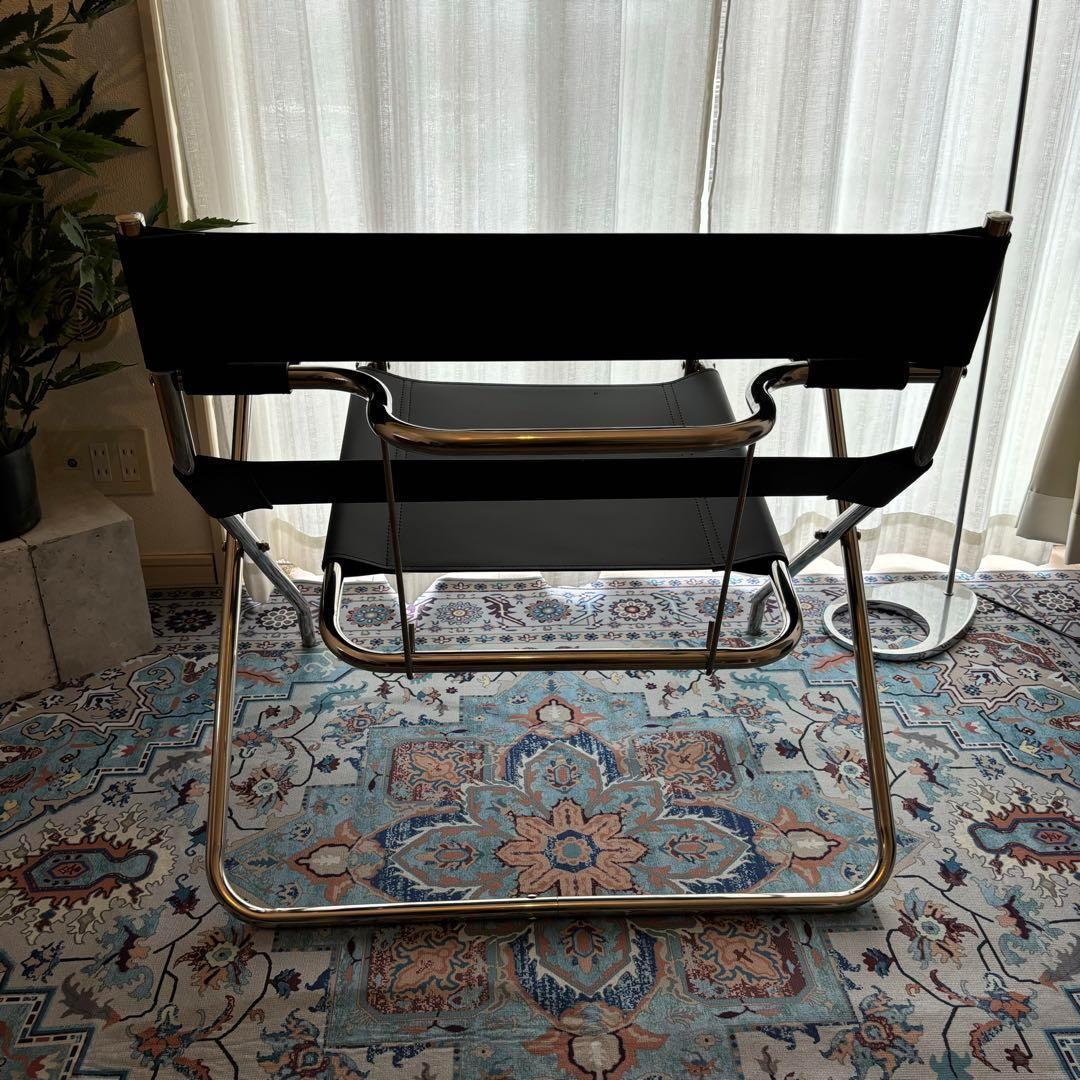 t*a様 リプロダクト ワシリーチェア 折りたたみ式 デザイナーズチェア レザー