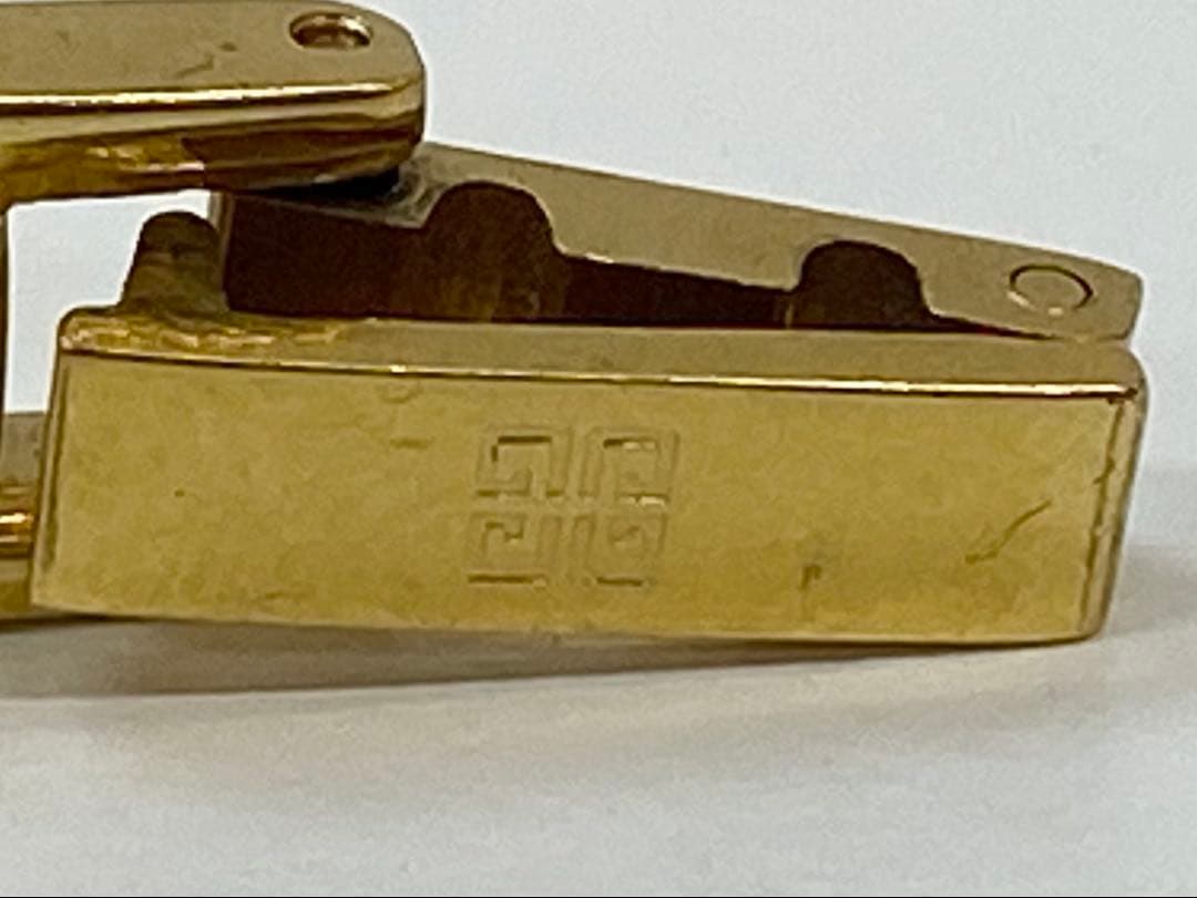 【不動】GIVENCHY ジバンシー ゴールド スクエア レディース腕時計