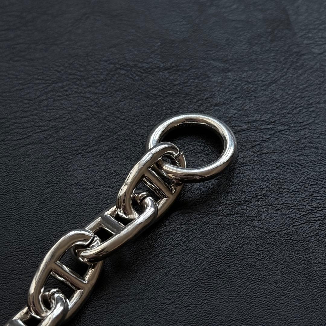 シルバー925刻印あり アンカーチェーン シルバー ブレスレット ヴィンテージ