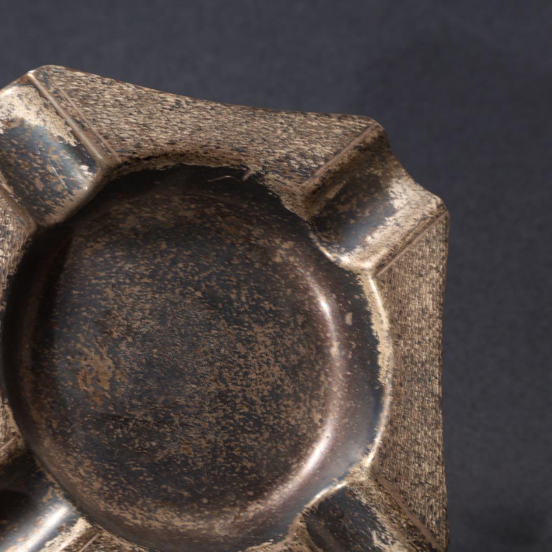 シルバー　灰皿　ホールマーク　アッシュトレイ　四角　R1600