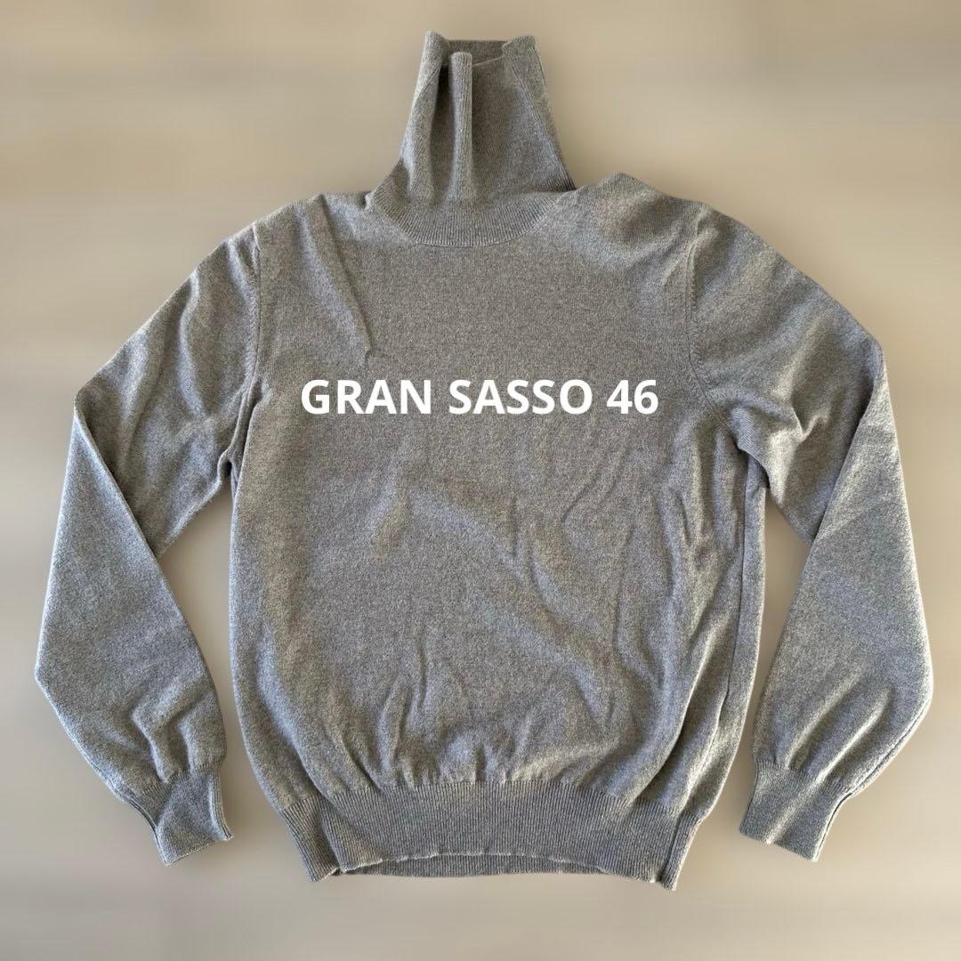 GRAN SASSOタートルネック ニットセーター　ベージュ系　46