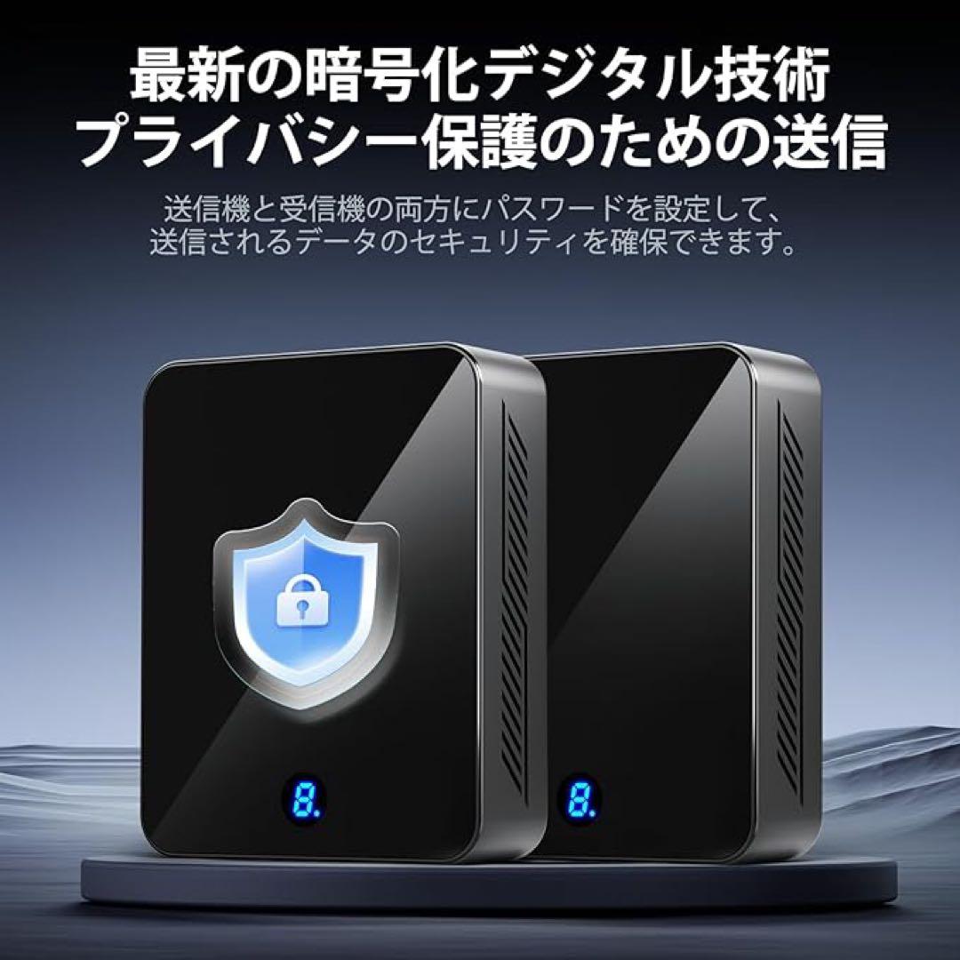 【新品未使用】ワイヤレスHDMI　送信機・受信機セット　HDMI 無線