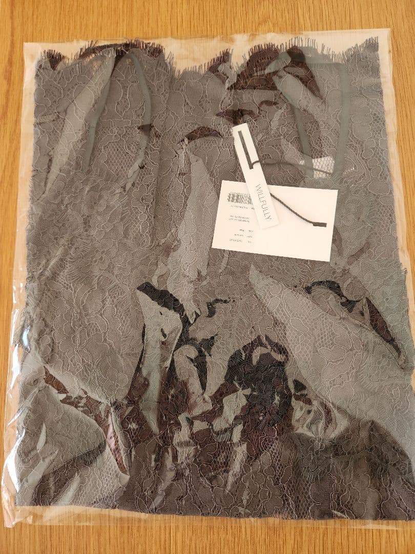 トップス scallop lace finely camisole