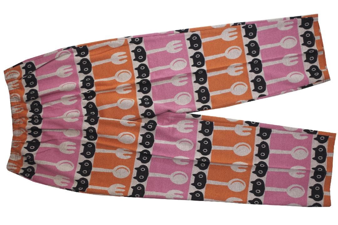 【新品】マタノアツコ/ワコール　MEME、スプーン、フォーク全柄パジャマ（L)